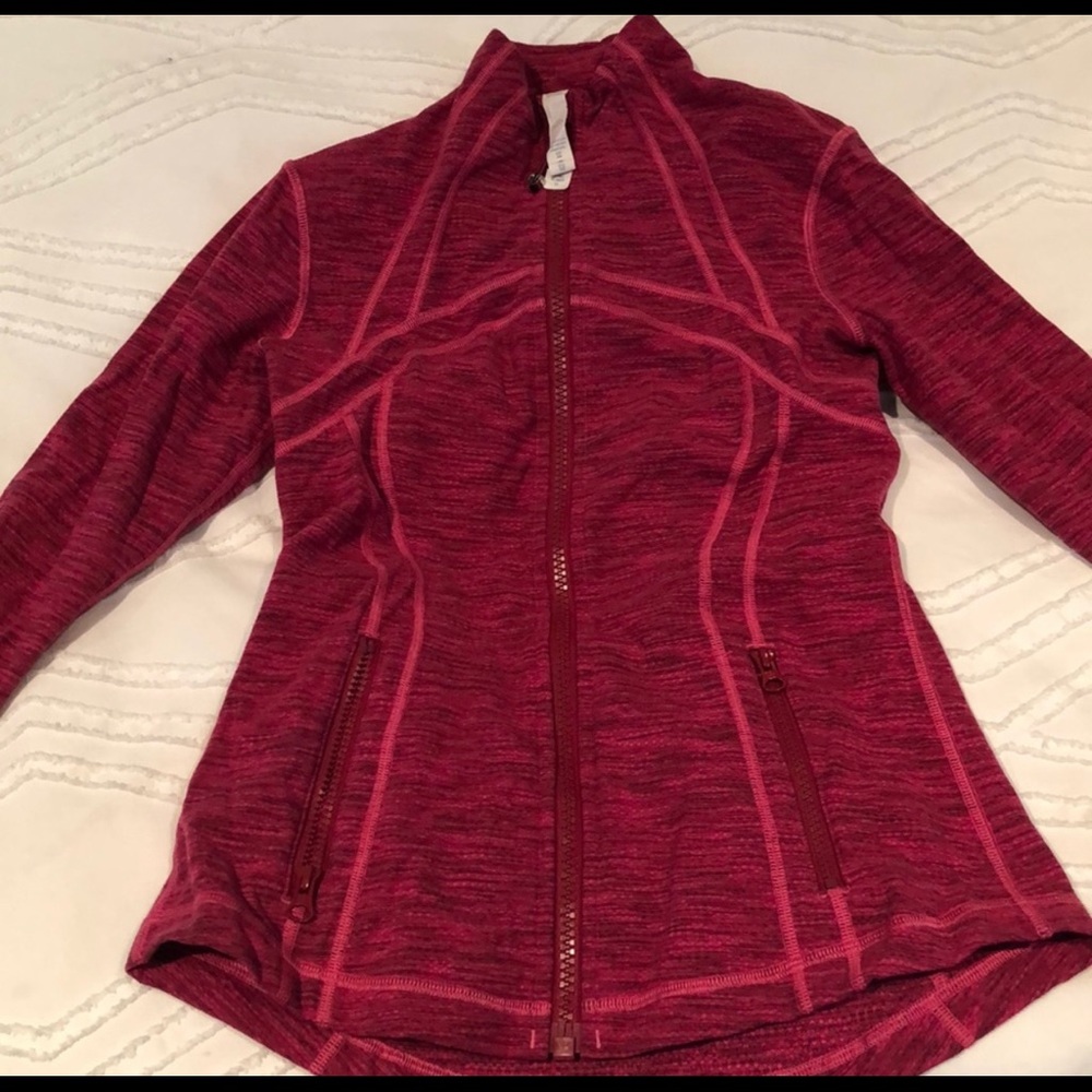 Lululemon Red/ Pink Define Jacket. Size 6.